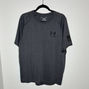 Under Armour Men's Dark Gray Short Sleeve Tee